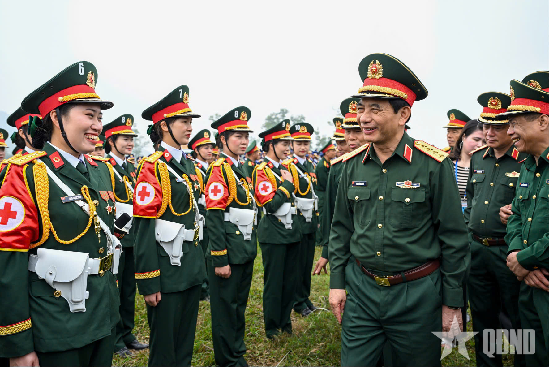 Đại tướng Phan Văn Giang chủ trì kiểm tra hợp luyện các lực lượng tham gia diễu binh, diễu hành